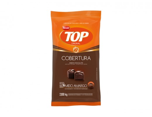 Cobertura top gotas Meio amargo 2,100 kg 