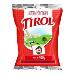 Leite em pó integral tirol 400g