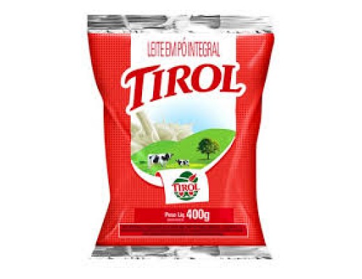 Leite em pó integral tirol 400g