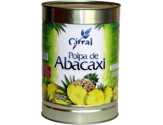 Polpa de abacaxi 4,3kg 