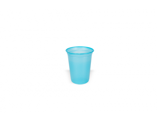 Copo descartável 200ml azul 