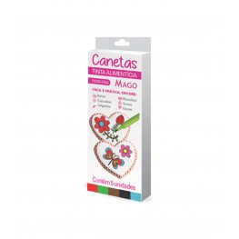 Kit canetas para decoração 5 unidades