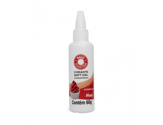 Corante softgel vermelho 60g