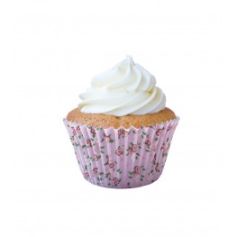 Forma cupcake floral 45 unidades