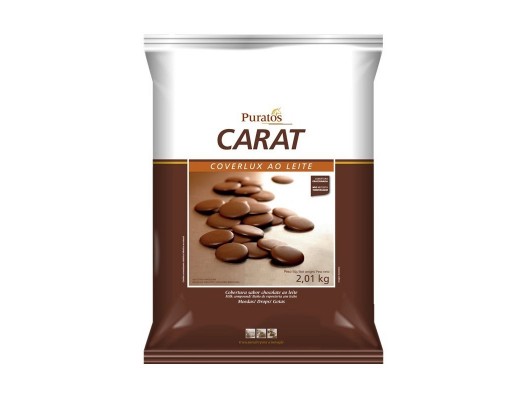 Cobertura Carat coverlux ao leite gotas 2,01 kg 