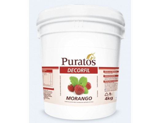 Cobertura Decorfil Morango 4 kg 