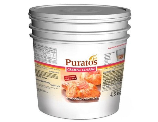 Recheio Cremfil Morango 4,5 kg 