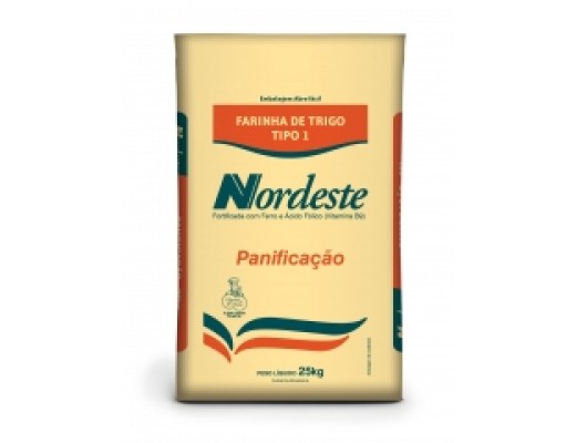 Farinha de trigo p/ panificação 25 kg 