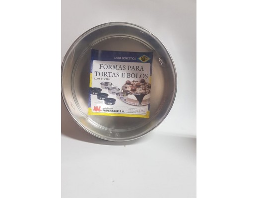 Forma para bolo c/ fecho 22,24,26 e 28 cm 