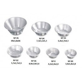 Forma empada em alumínio ou lata - duzia