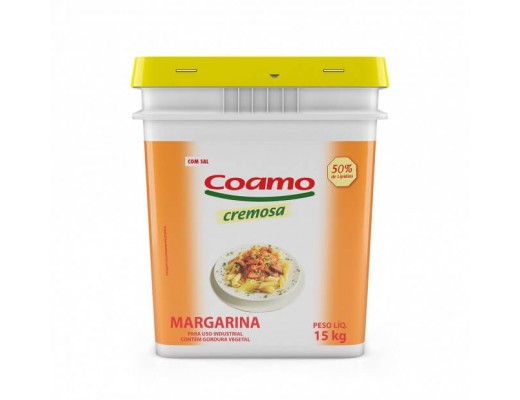 Margarina 50% lipídeos 15 kg  
