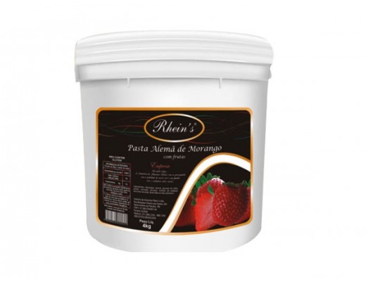Pasta alemã morango 4 kg 
