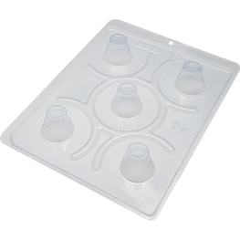 Forma silicone copinho de licor 