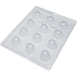 Forma simples bombom cereja hélice 