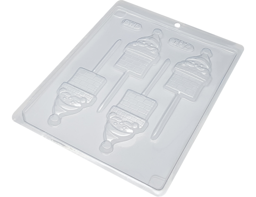  Forma simples Pirulito Papai Noel Chaminé