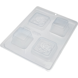 Forma silicone Mini Caixa Flor Trabalhada