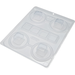 Forma silicone Mini Caixa Quadrada