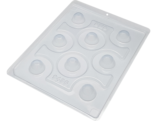Forma silicone Esfera com Furo