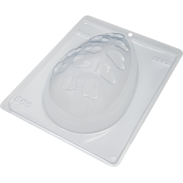 Forma silicone Ovo Vazado Estrelas 500g