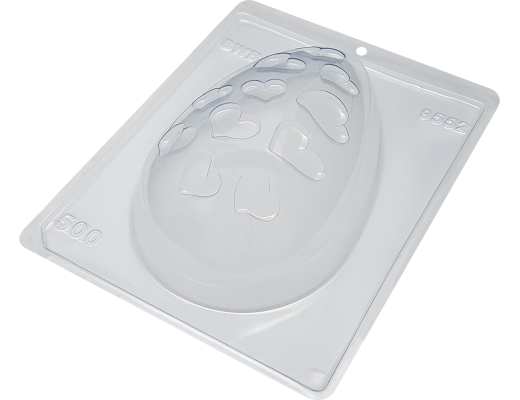 Forma silicone Ovo Vazado Estrelas 500g