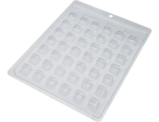 Forma simples Bombom Alfanumérico