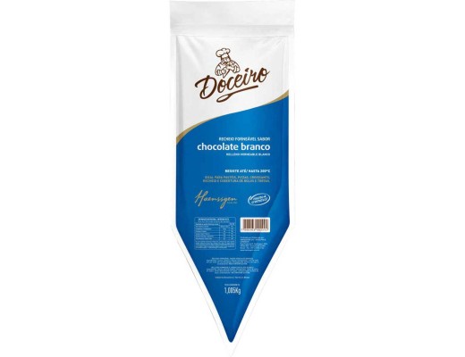 Recheio Forneável sabor Chocolate Branco 1,005kg