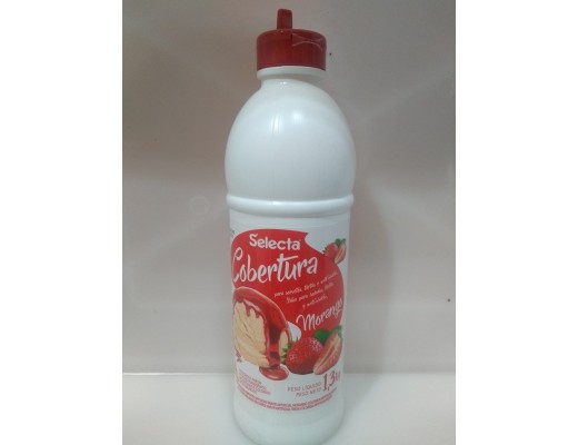 Cobertura taça morango 