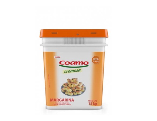 Margarina 80% lipídios c/ sal 15 kg  