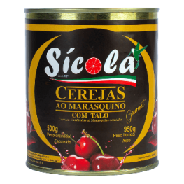 Cereja ao marasquino c/ talo 500g